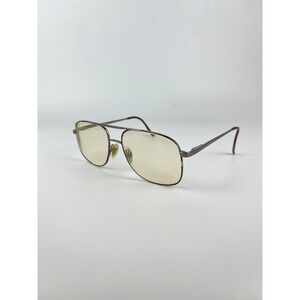 Marchon Men's Eyeglasses Frames Gray Antique Pewter Metal Full Rim‎ 59-17-145 mm